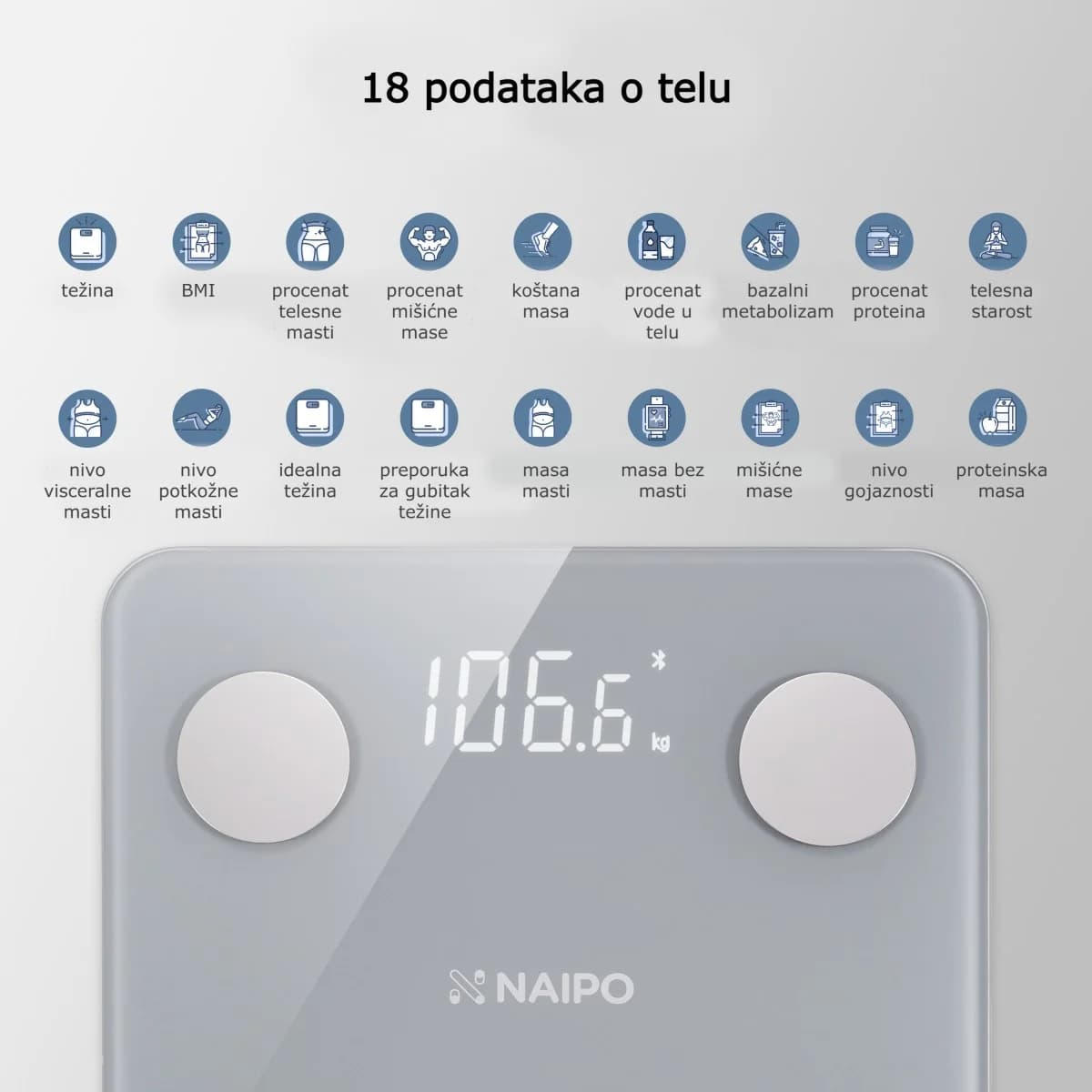 Pametna vaga Naipo NP-BS01
